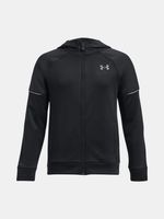 Under Armour UA AF Storm FZ Hoodie Sweatshirt Kinder Schwarz