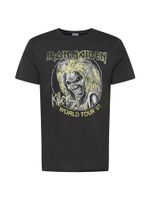 AMPLIFIED Majica 'IRON MAIDEN'  žuta / crna / bijela