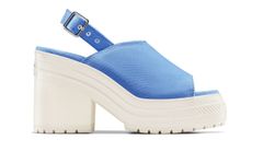 Converse Chuck 70 De Luxe Heel Mule Ženy - Sandály Converse - Modrá - A13810C-5.5 - Size: 5.5