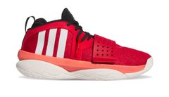 adidas Dame 8 Extply - Pánske - Tenisky adidas - Červené - IF1506 - Veľkosť: 46