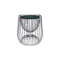 Kayoom PRÍRUČNÝ STOLÍK, zelená, čierna