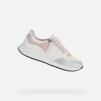 White women's sneakers Geox Bulmya - Women's