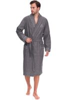 Pánský župan LaL Zeus - bavlna Šedá M