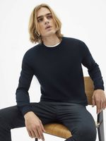 Celio Semerirond Pullover Schwarz