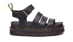 Dr. Martens Blaire Athena Leather Strap Sandals Ženy - Sandály Dr. Martens - Černá - DM31520001-7 - Size: 7