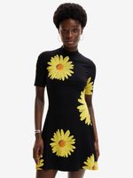 Desigual Margaritas Rochie Negru