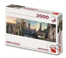 Paříž koláž Panoramic - puzzle z kategorie Města a stavby