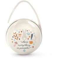 Suavinex Wonderland Duo Soother Case Schnullerbox Cream 1 St.