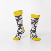 Grey women's ghost socks