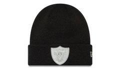 New Era Knit medium NFL Metallic beanie LASRAI - Pánske - Čapica New Era - Čierne - 60691265 - Veľkosť: One size
