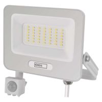LED reflektor GLARO s pohybovým čidlem, 50 W, bílý, IP54, 5000 lm, neutrální bílá
