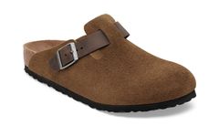 Birkenstock Boston BS Mixed Leather Regular Fit Muži - Sandály Birkenstock - Hnědá - 1030667-9.5 - Size: 9.5