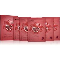 KORIKA SuperFruits Pomegranate - Set of 5 Hydrating Face Sheet Masks set pleťových masiek za zvýhodnenú cenu Pomegranate(s hydratačným účinkom)