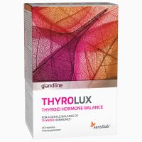 ThyroLux zur Unterstützung der Schilddrüse: L-Tyrosin, Jod und Selen. 100% natürlich und hormonfrei. 60 Kapseln | Sensilab