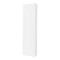 Welnova STREDNE VYSOKÁ SKRINKA, biela, 35/140/20 cm