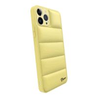 Puffer case pro Apple iPhone XS Max - Picasee Puffer - Žltá