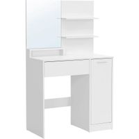 Boxxx TOALETNÝ STOLÍK, biela, 80/40/132 cm