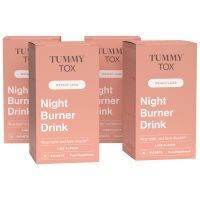 TummyTox Night Burner Drink Intense. Gust de lime. 4x10 pliculețe