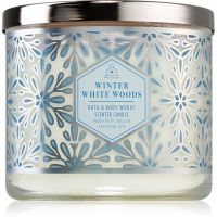 Bath & Body Works Winter White Woods lumânare parfumată 411 g