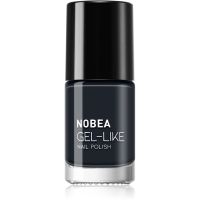 NOBEA Day-to-Day Gel-like Nail Polish лак для нігтів з гелевим ефектом відтінок Blue depths #N19 6 мл