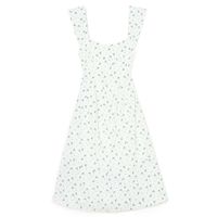 Cropp - Midi obleka z vzorcem - bela