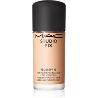 MAC Cosmetics Mini Studio Fix Fluid SPF 15 24HR Matte Foundation + Oil Control mattító alapozó SPF 15 árnyalat NW13 15 ml