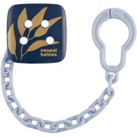 Canpol babies Gold Soothers Holder retiazka na cumlík Blue 1 ks