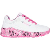 Skechers UNO LITE - LOVELY LUV Детски обувки за свободното време, бяло, размер