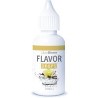 GymBeam Flavor Drops dochucovadlo príchuť Vanilla 30 ml