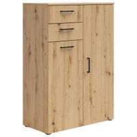 Carryhome KOMODA, dub artisan, 80/115/40 cm