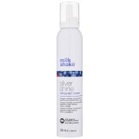 Milk Shake Silver Shine Cremiger Schaum für blondes Haar neutralisiert gelbe Verfärbungen 200 ml