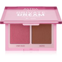 Astra Make-up Private Dream Palette Blush and Bronzer bronzer in rdečilo odtenek 04 goth 7 g