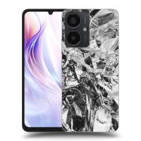 Silikónový čierny obal pre Xiaomi Redmi 13C 5G - Chrome