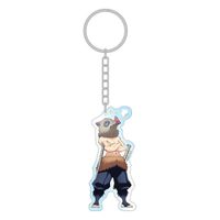Sakami Merchandise Demon Slayer: Kimetsu no Yaiba Acrylic Keychain Inosuke Holographic Kľúčenka