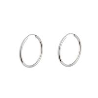 Olivie Strieborné 2cm KRUHY 7080