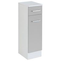 Held SPODNÁ SKRINKA, svetlosivá, biela, 25/84/35 cm