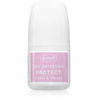 Ziaja Antiperspirant Protect αντιιδρωτικό roll - on αρώματα Floral & Musky 60 ml