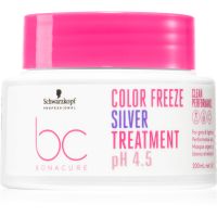 Schwarzkopf Professional BC Bonacure Color Freeze Silver маска  для нейтралізації жовтизни 200 мл