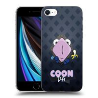 Silikónový prehľadný obal pre Apple iPhone SE 2022 - COONDA chlupatka - tmavá