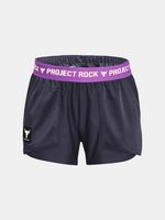 Under Armour UA Project Rock Play Up Spodenki dziecięce Szary