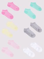 Yoclub Kids's Ankle Thin Socks Basic Colours 6-Pack P2