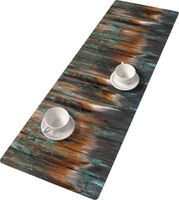 Bertoni Home Unisex's Table Runner Havana Brown/Green