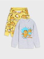 Sinsay - Bluzy 2 pack Garfield - wielobarwny
