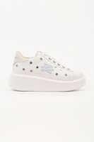 Karl Lagerfeld sneakers din piele ANAKAPRI culoarea alb, KL63528