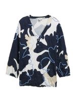 TOM TAILOR Bluza  bež / morsko plava / kraljevsko plava / bijela
