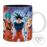 Hrnček Dragon Ball - Goku transformations