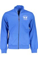 LA MARTINA MEN'S BLUE ZIP-UP SWEATSHIRT