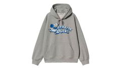 Carhartt WIP Hooded Flaming Ducks Sweat Grey Pánske - Mikiny a mikiny s kapucou Carhartt WIP - Sivá - I034724_V6_XX-M - Size: M
