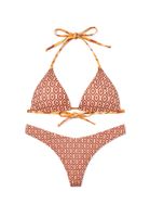 Gisela Bikini  žuta / crvena / bijela