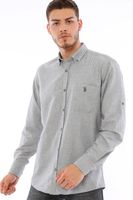 G723 DEWBERRY MEN'S SHIRT-GREY